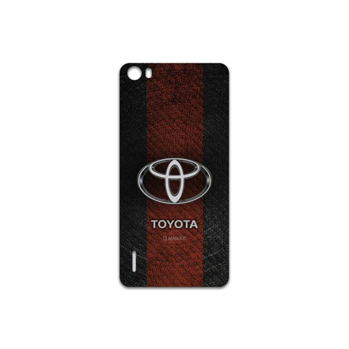 برچسب پوششی ماهوت مدل TOYOTA مناسب برای گوشی موبایل آنر 6 MAHOOT TOYOTA Cover Sticker for Honor 6